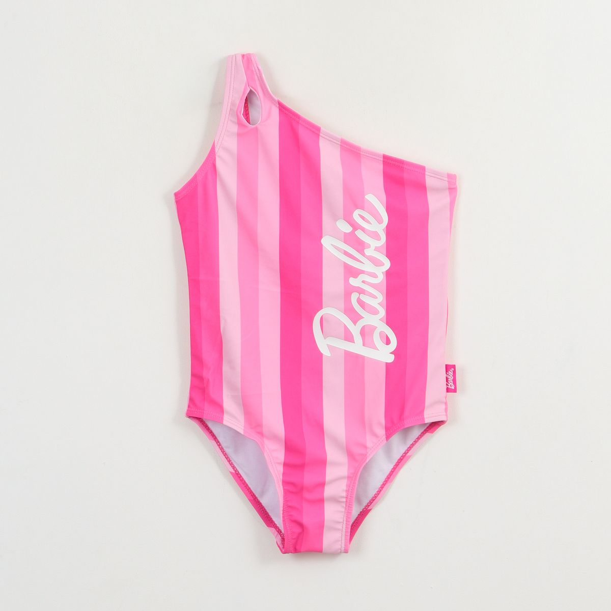 BARBIE - Traje de baño entero Niña Fucsia Rayas Estampado Barbie