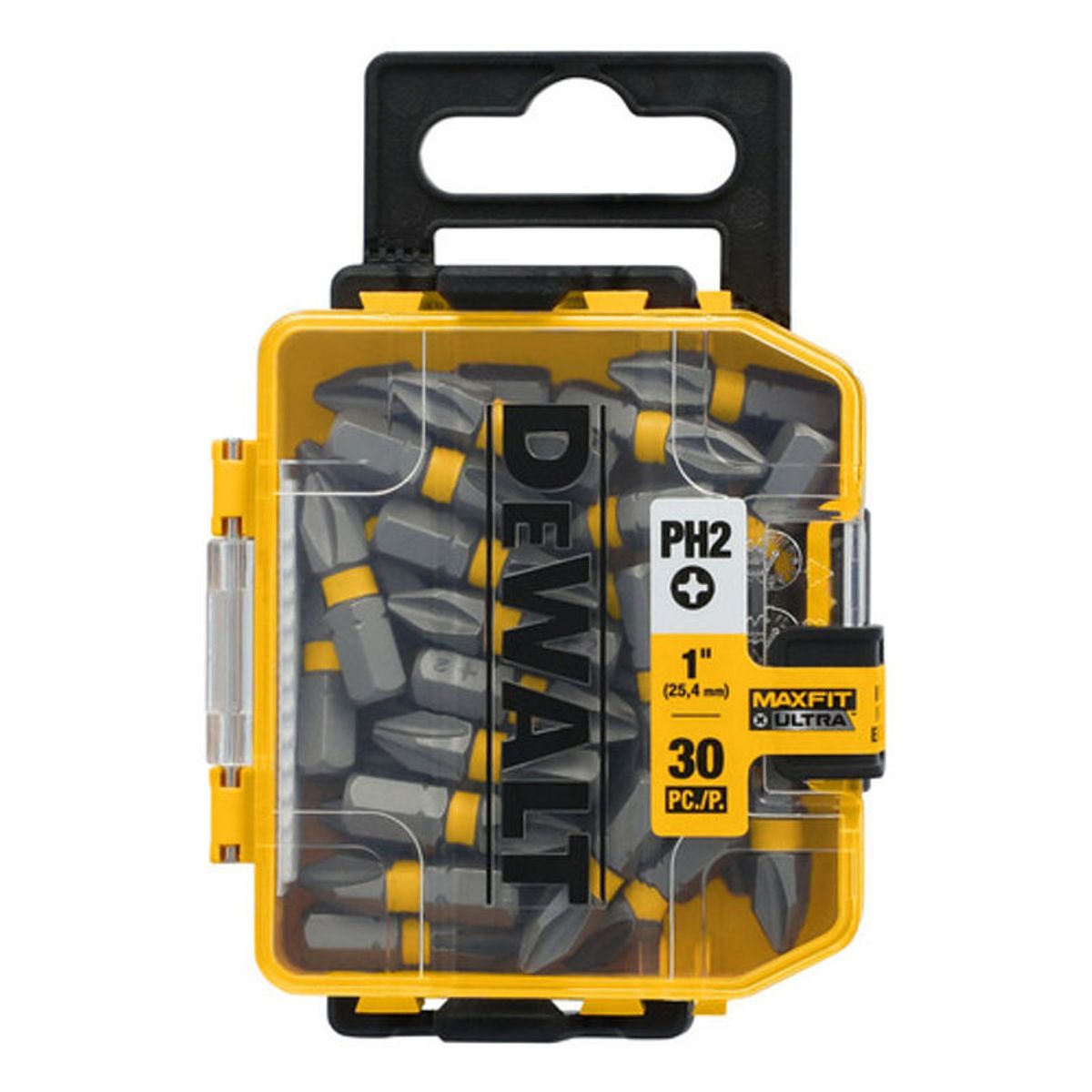 GENERICO - Set 30 Puntas Phillips Ph2 1 Maxfit Dewalt Dwa1ph2umf30