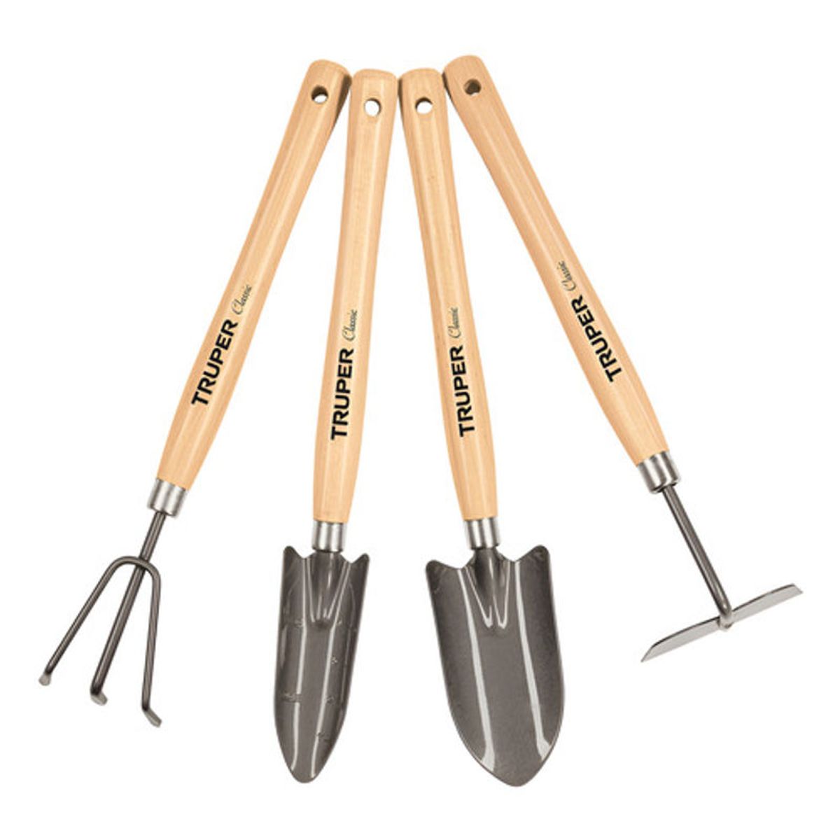 GENERICO - Set de Herramientas de Jardín Truper 4 Piezas Beige