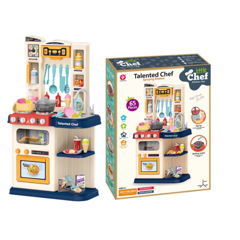 GENERICO - Set De Cocina Chef Con Luz, Sonido Y Accesorios 65 Piezas