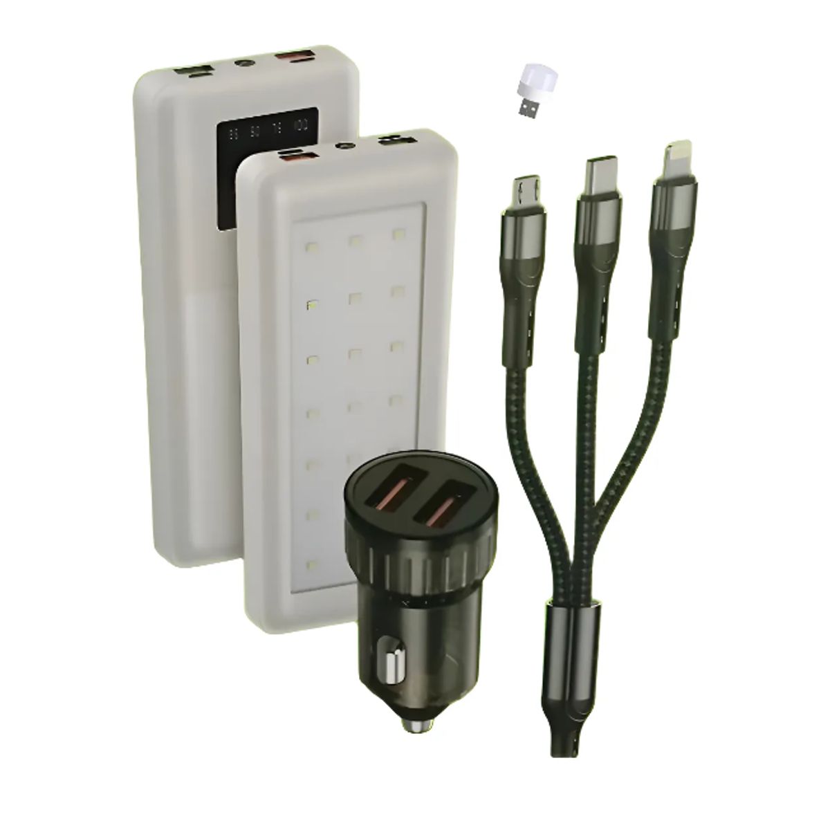 GENERICO - Kit Power Bank 3 En 1 22000mah Banco De Carga Rápida Y-22