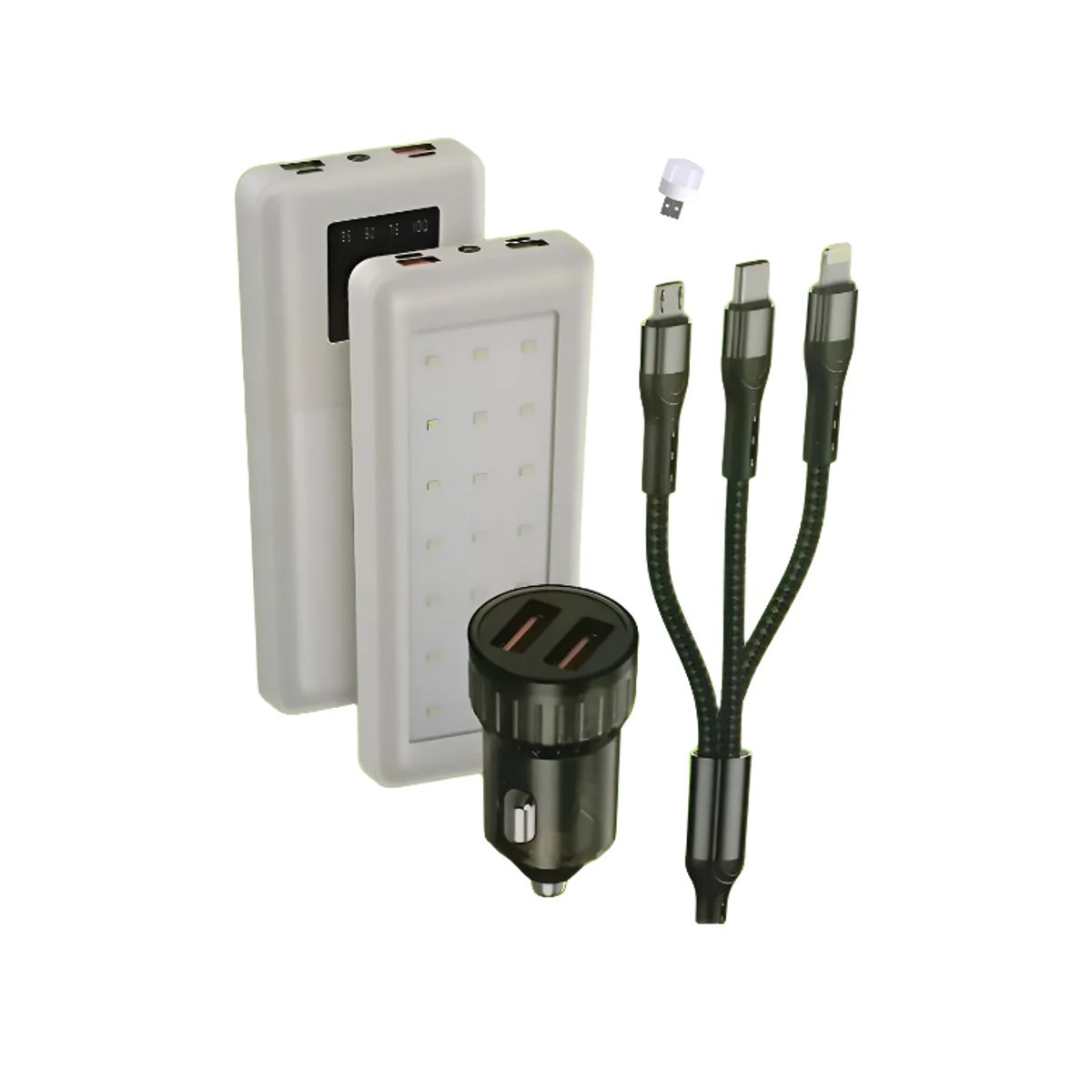 GENERICO - Kit Power Bank 3 En 1 22000mah Banco De Carga Rápida Y-22