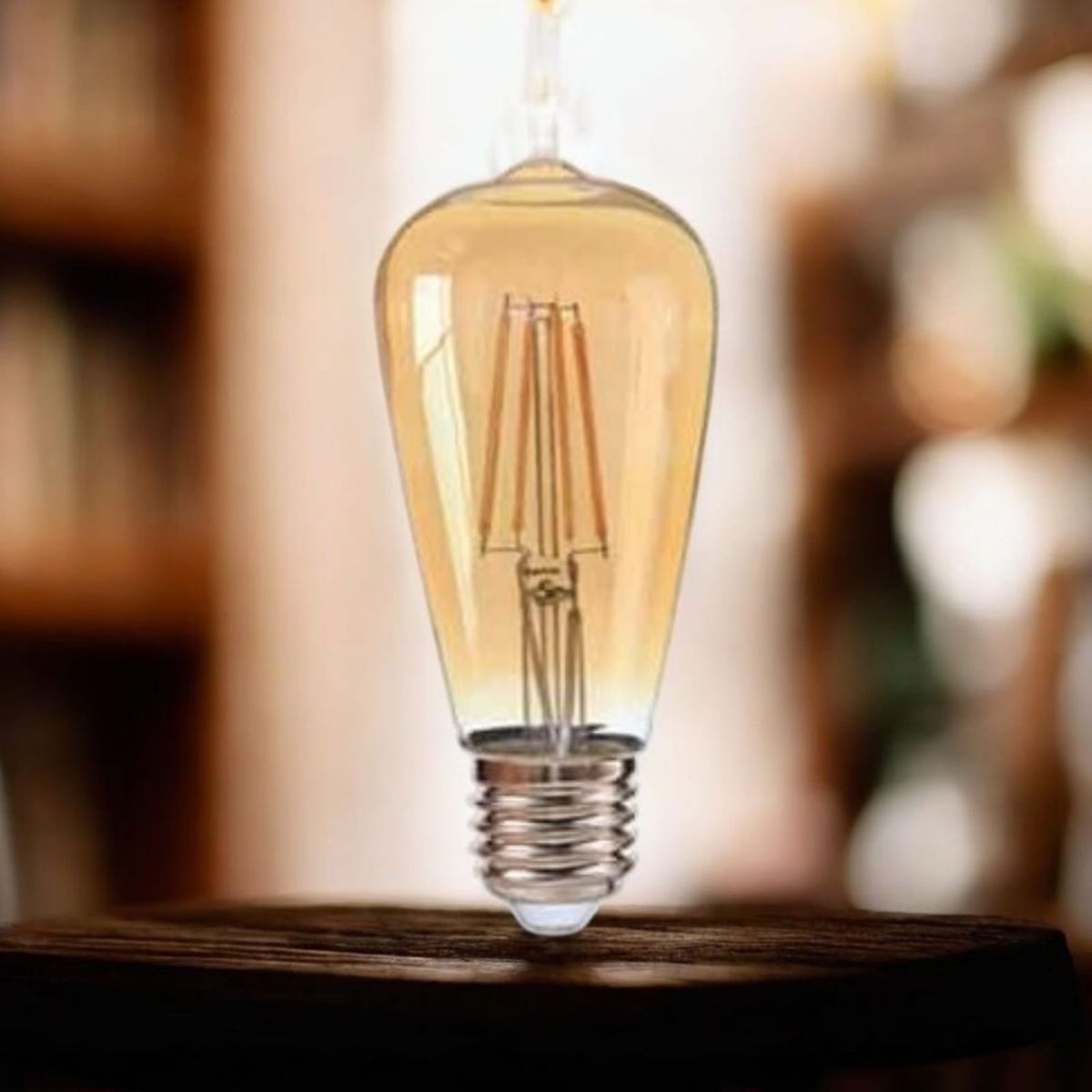 Pack 5 Ampolleta Led St64 Vintage E27 4w 2700k, marca WANT - Foto 2