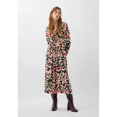 SCALPERS - VESTIDO ESTAMPADO ABERTURAS