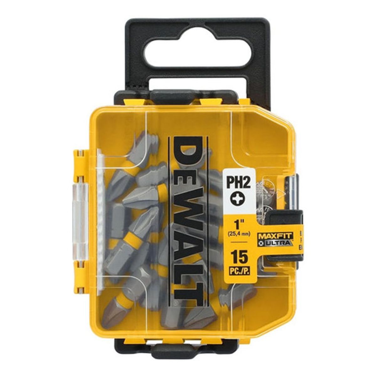 GENERICO - Set 15 Puntas Phillips 1 Ph2 Maxfit Dwa1ph2umf15 Dewalt