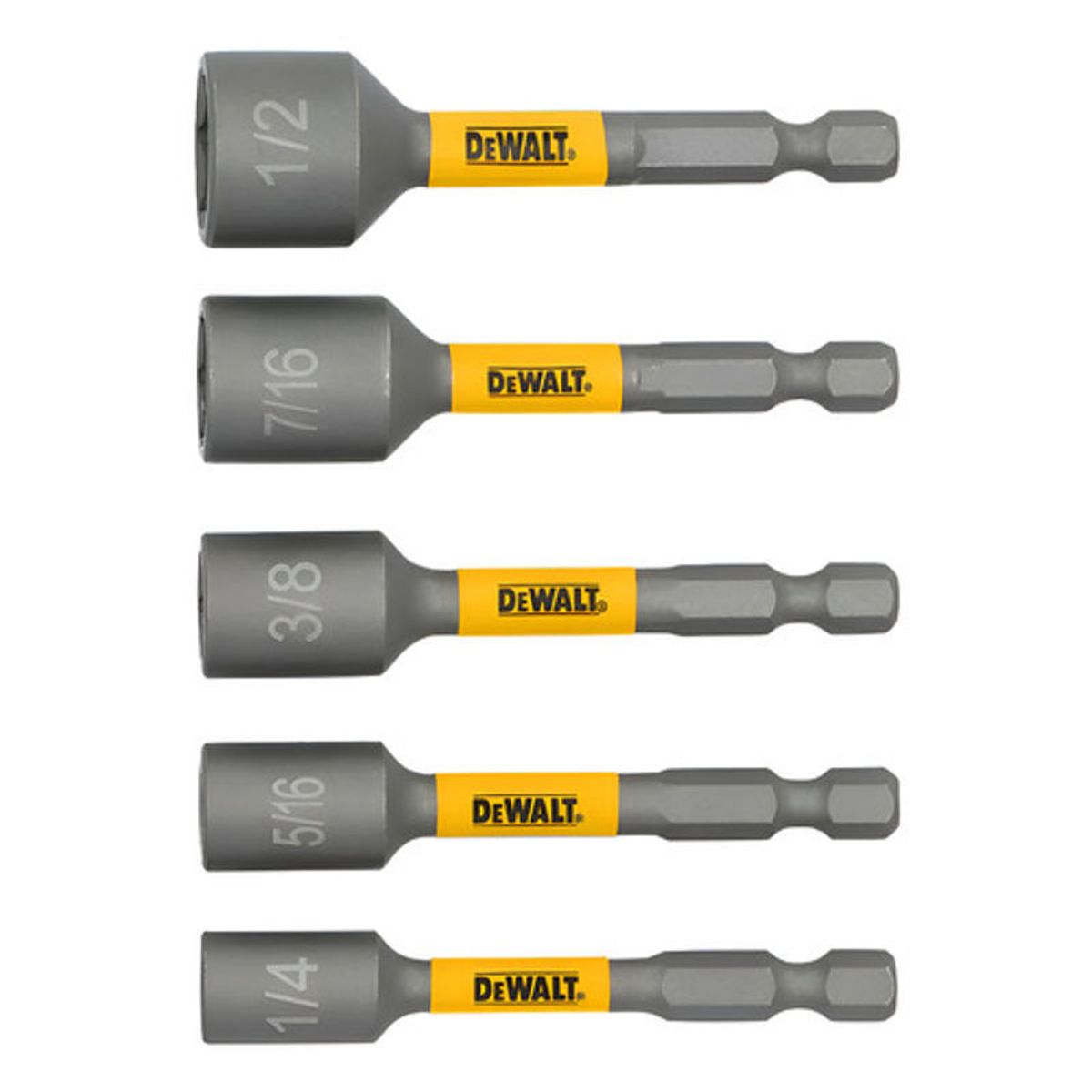 Set 5 Llaves Tuerca Magnéticas 14 DeWalt DWAFTND5, marca GENERICO - Foto Principal