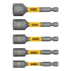 GENERICO - Set 5 Llaves Tuerca Magnéticas 14 DeWalt DWAFTND5