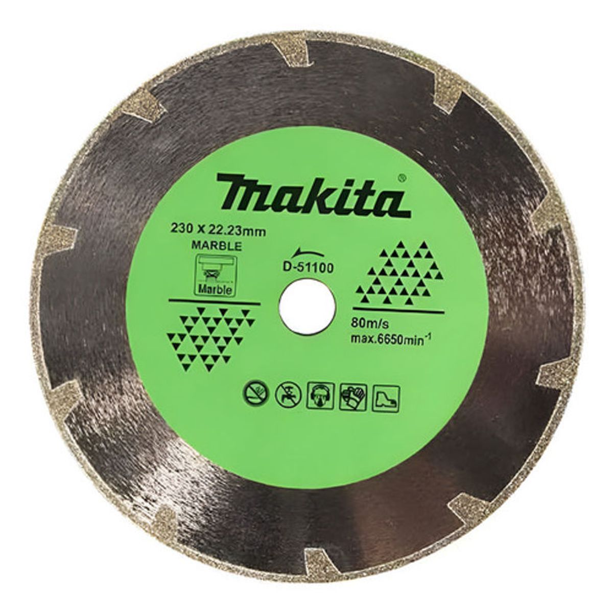 GENERICO - Disco Diamantado Electrochapado 9 Makita D-51100