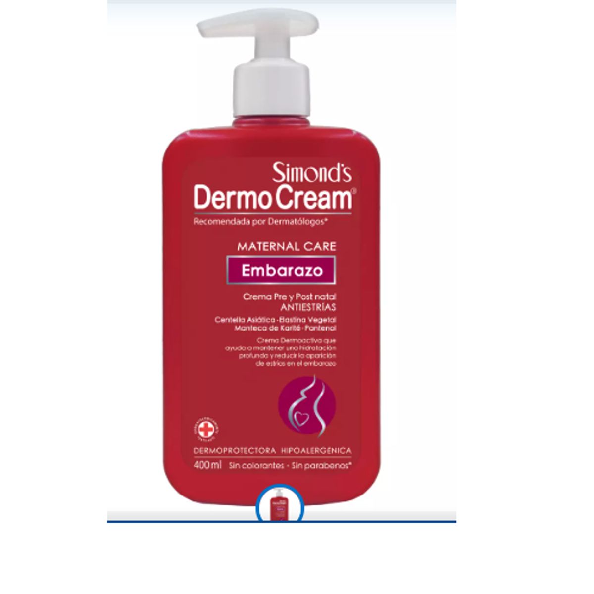 SIMONDS - Simonds Dermocream Maternal Care Embarazo 400ml-