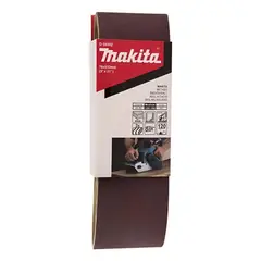 GENERICO - Pack 3 Lijas De Banda 3x21 Grano 120 Makita D-59302