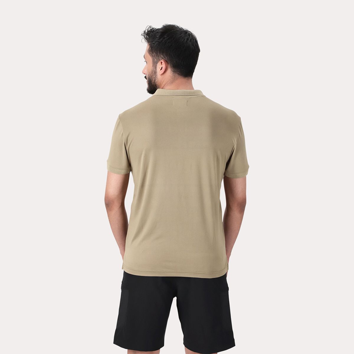 GANGSTER - Polera Polo Pulaski Café Claro Gangster