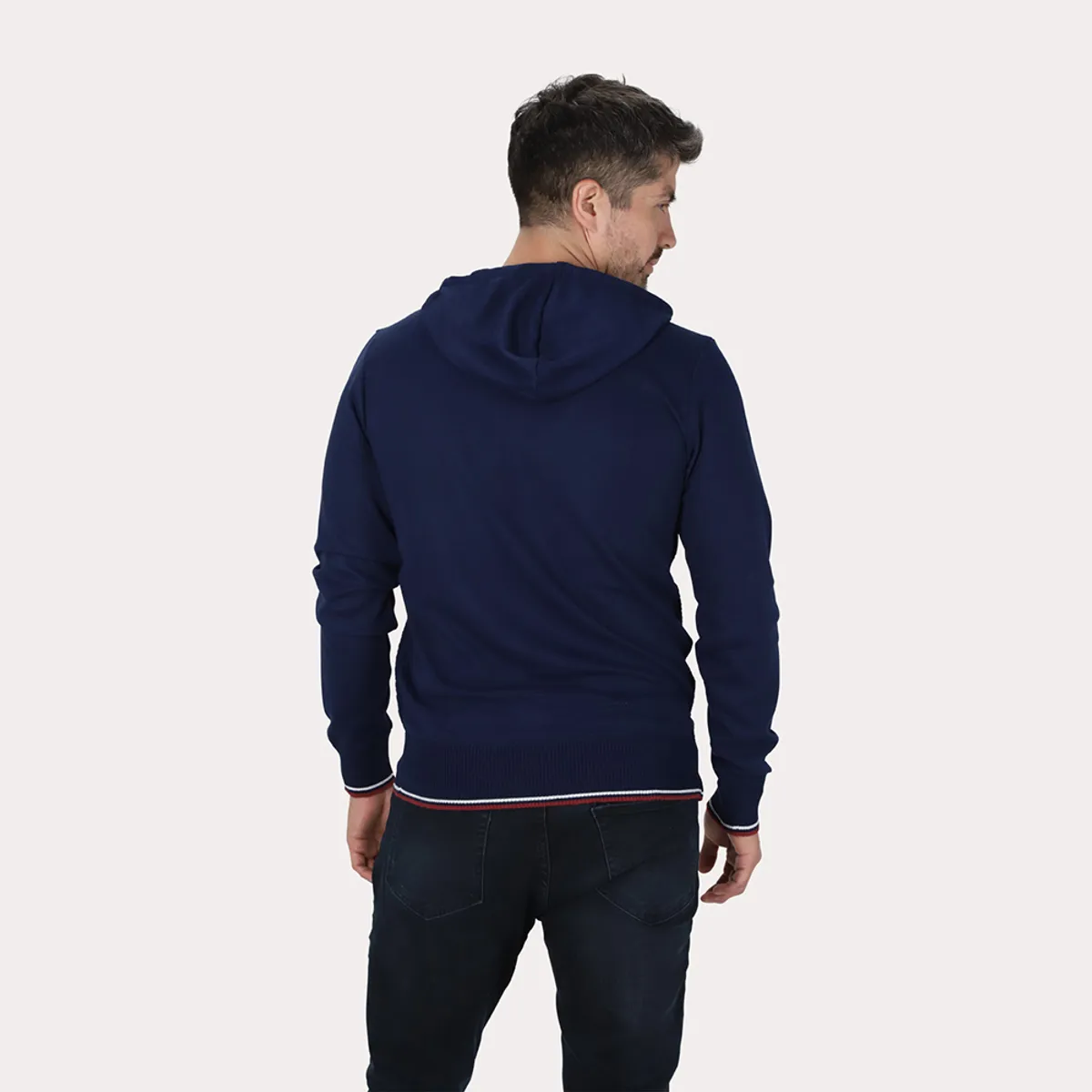 GANGSTER - Chaleco Mosaic Azul Marino Gangster