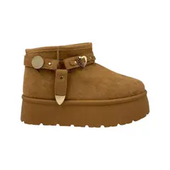 HERIEL - Bota Pantubota Camel Mujer