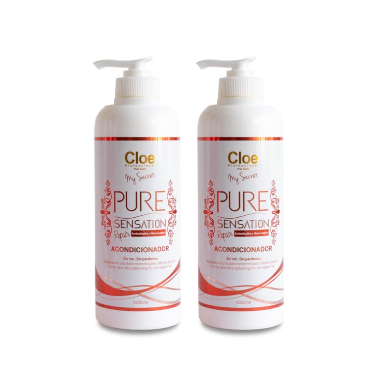 Set x2 Acondicionador Pure Sensation Reparacion Lt