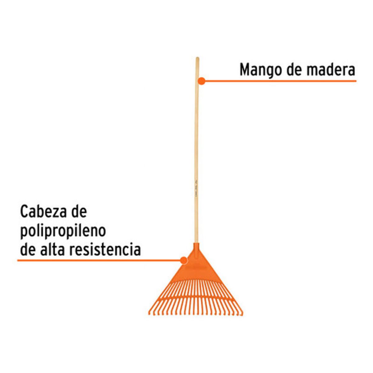 GENERICO - Barrehojas 22 Dientes Ep-22r Truper Naranja