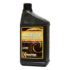 GENERICO - Aceite Multigrado 4 Tiempos 1000cc 15w40 Krafter