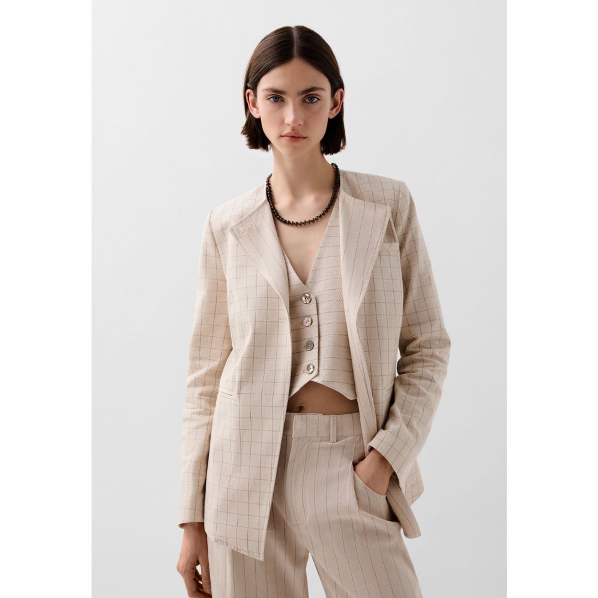 SCALPERS - BLAZER MULTIPOSICIÓN CUADROS