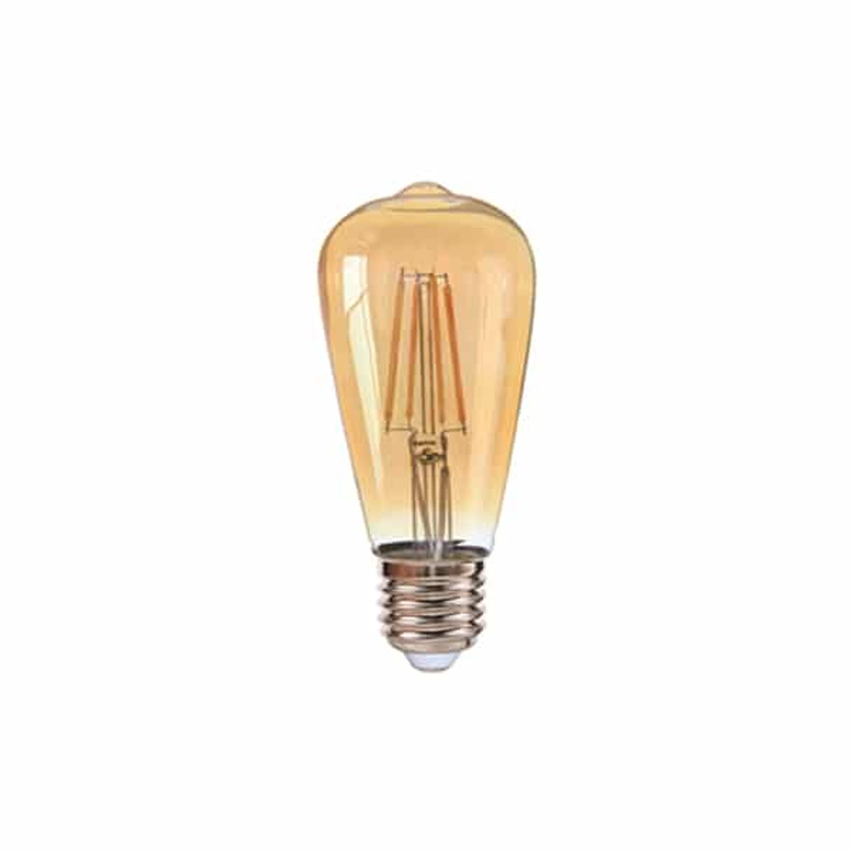WANT - Pack 2 Ampolleta Led St64 Vintage E27 8W 2700k