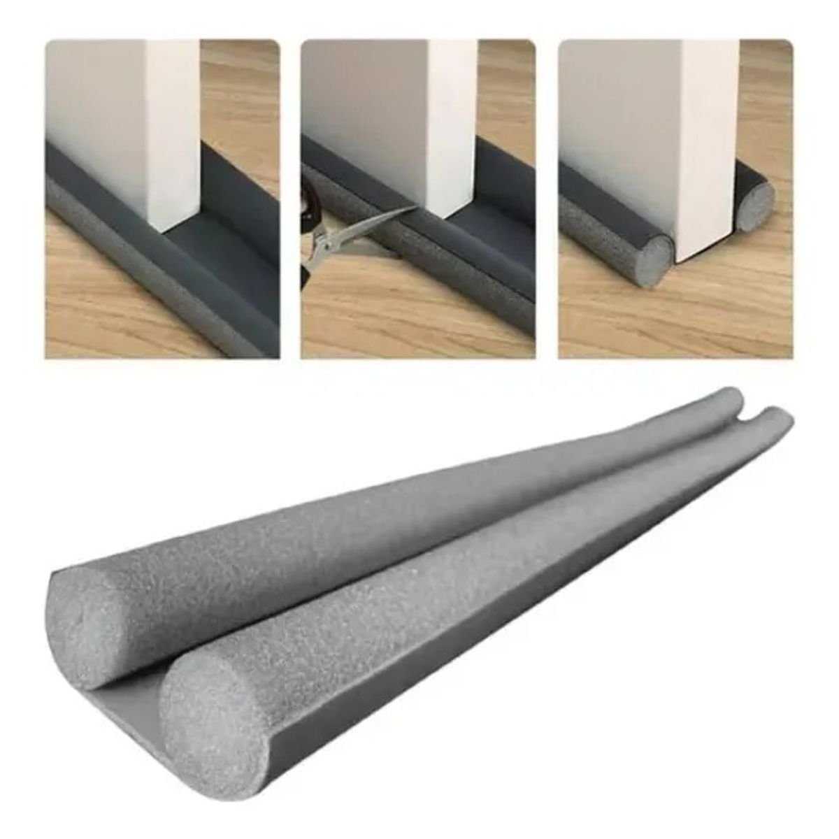 GENERICO - Sellador De Puerta Aislante Puerta Ventana Doble Borde