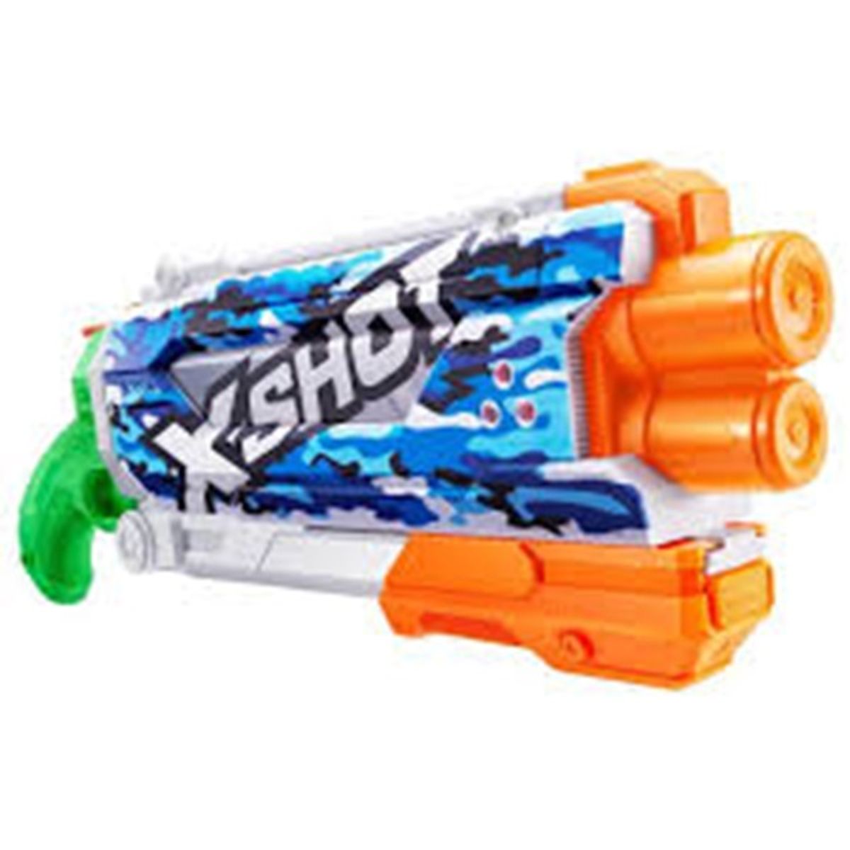 ZURU - X Shot Lanza Aguas Fast Fill Modelo Water Camo Azul