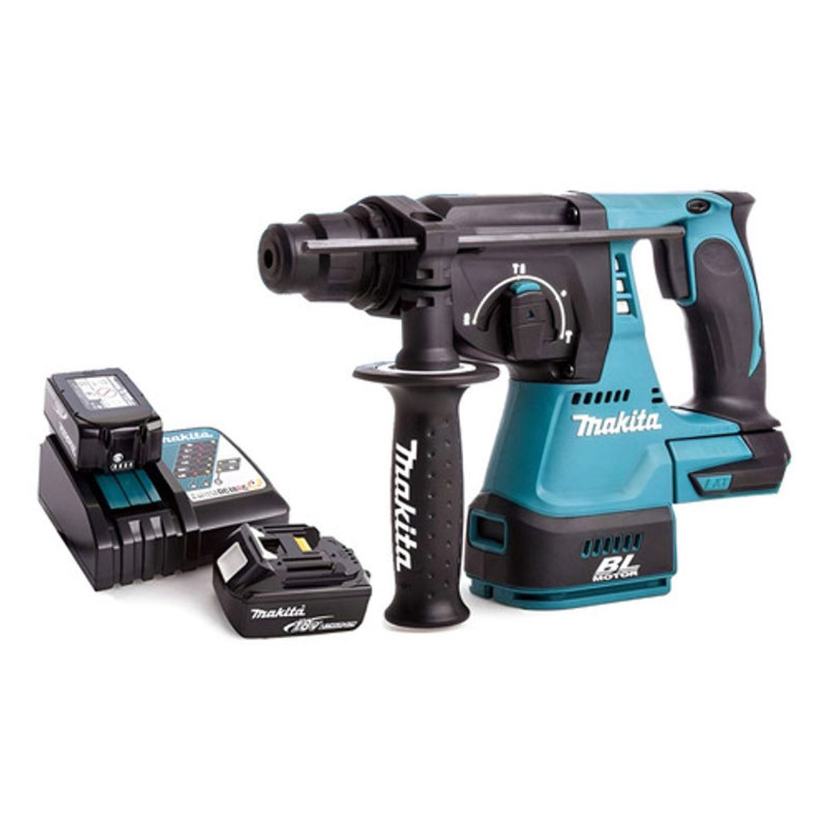 GENERICO - Rotomartillo Inalámbrico Makita DHR242RFE 18V 24mm