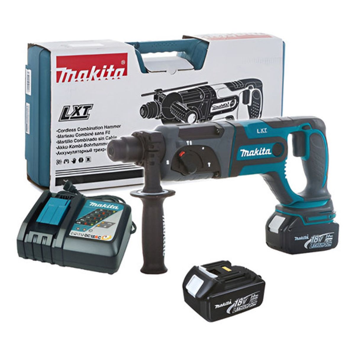GENERICO - Rotomartillo Inalámbrico Makita DHR241RFE 18V 20mm