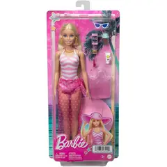 BARBIE - Muñeca Día De Playa Con Accesorios