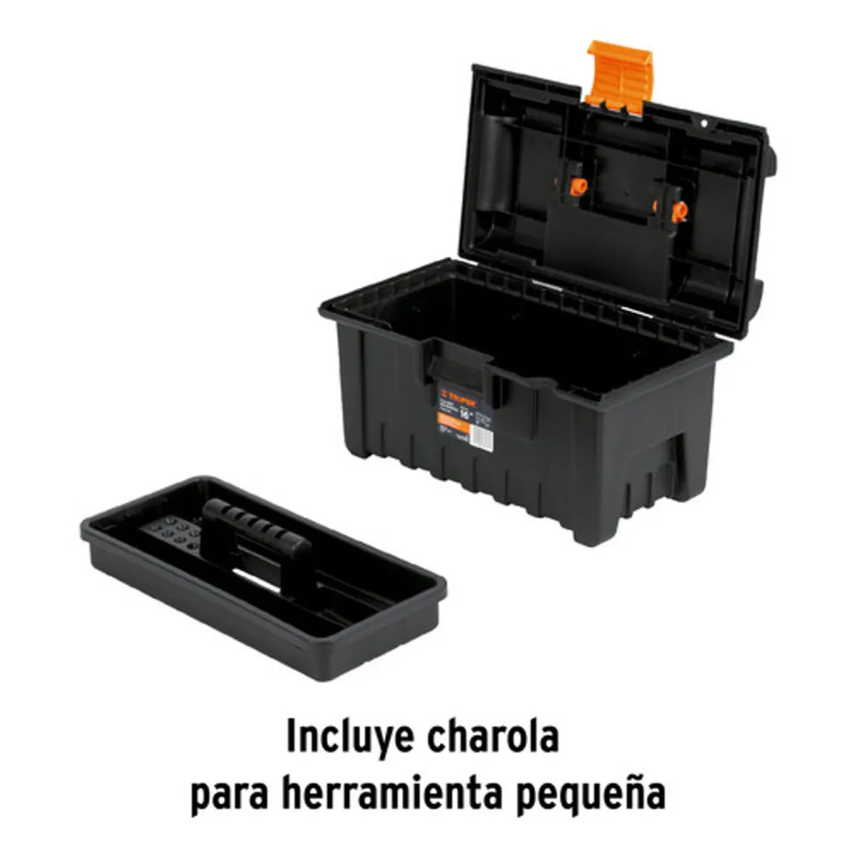 GENERICO - Caja de Herramientas 16 Truper con Broche Plástico