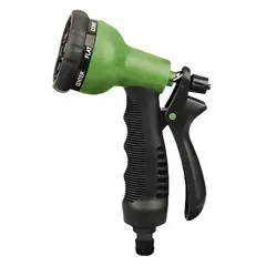 HOFFENS - Pistola Riego Para Manguera 8Funciones Con Adaptador