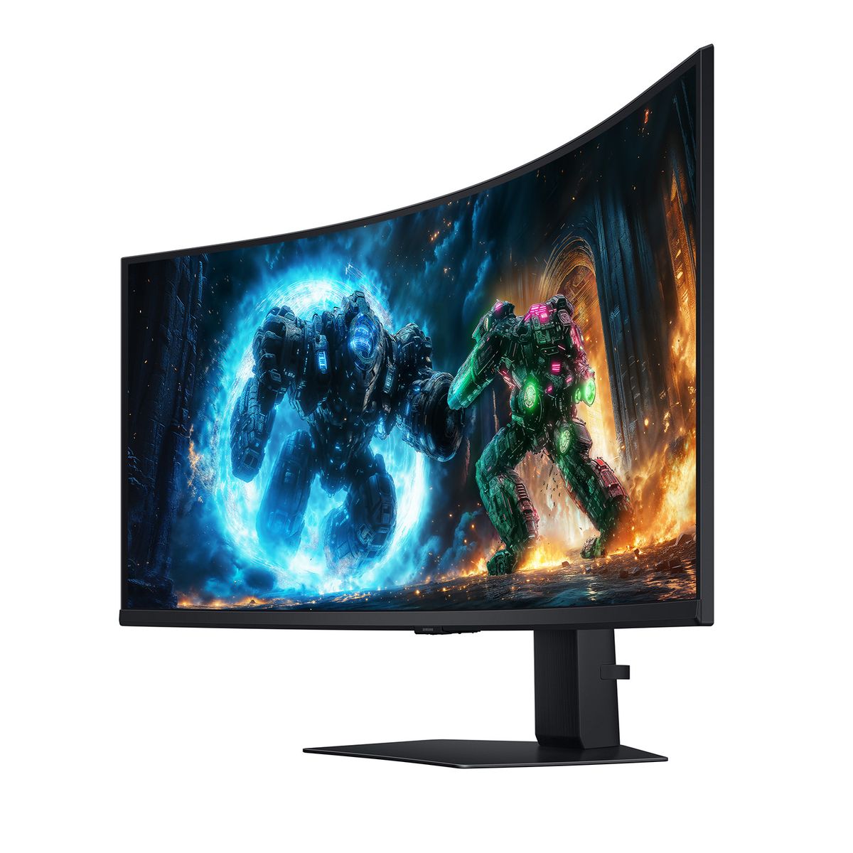 SAMSUNG - 40 Odyssey G7 G75F WUHD 180Hz Gaming Monitor Curvo