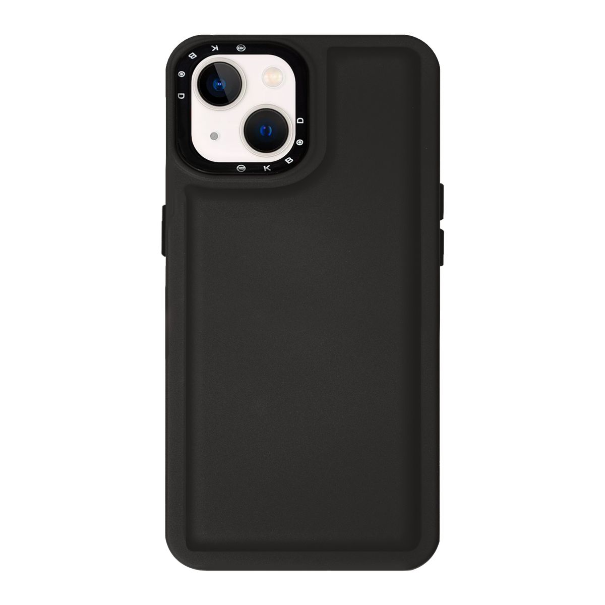 KBOD - Carcasa Antigolpes Kbod Puff Color De Silicona Para iPhone 15 Pro Max Negro