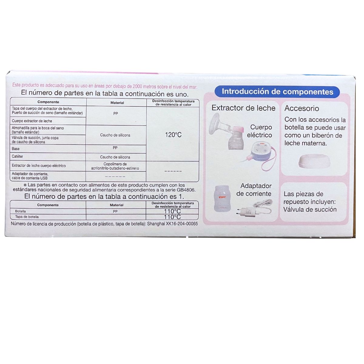 PIGEON - Extractor de leche usd compacto Pigeon