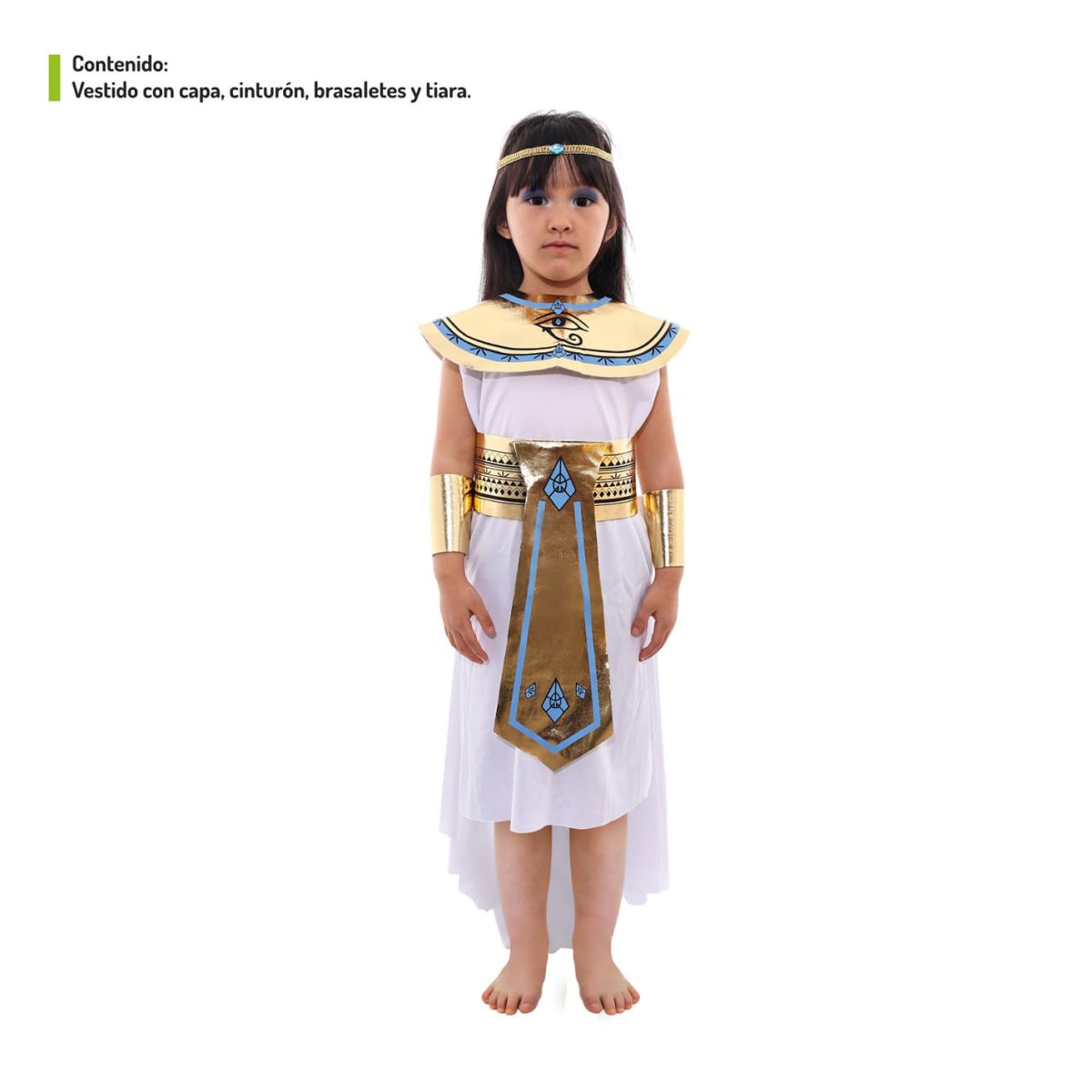 GENERICO - TRAJE DISFRAZ DE CLEOPATRA 13 - 14 AÑOS