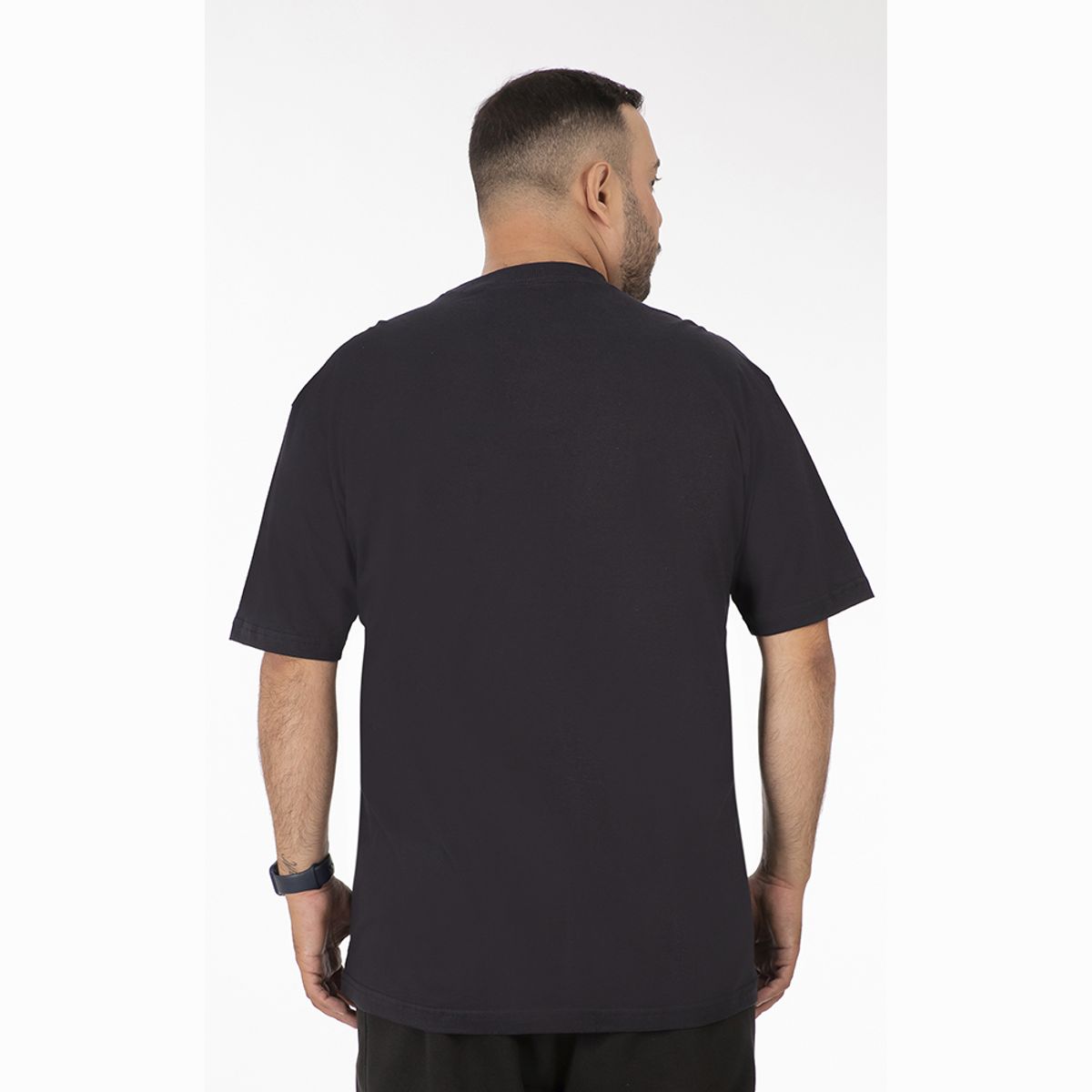 GANGSTER - Plus Polera MC Basica Compton Azul Gangster