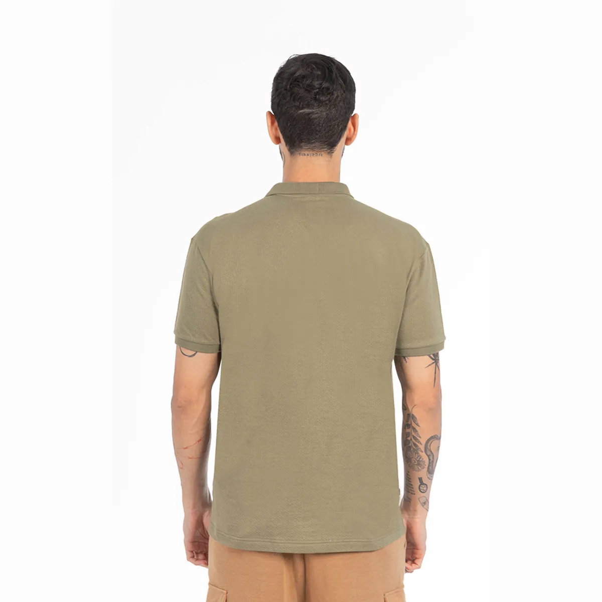 GANGSTER - Camisa Camisa Textura California Verde Gangster