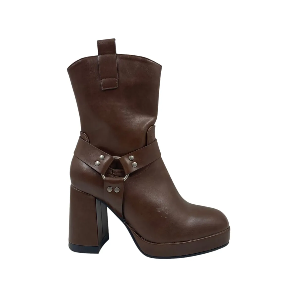 HERIEL - Bota Café Taco Mujer
