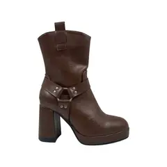 HERIEL - Bota Café Taco Mujer