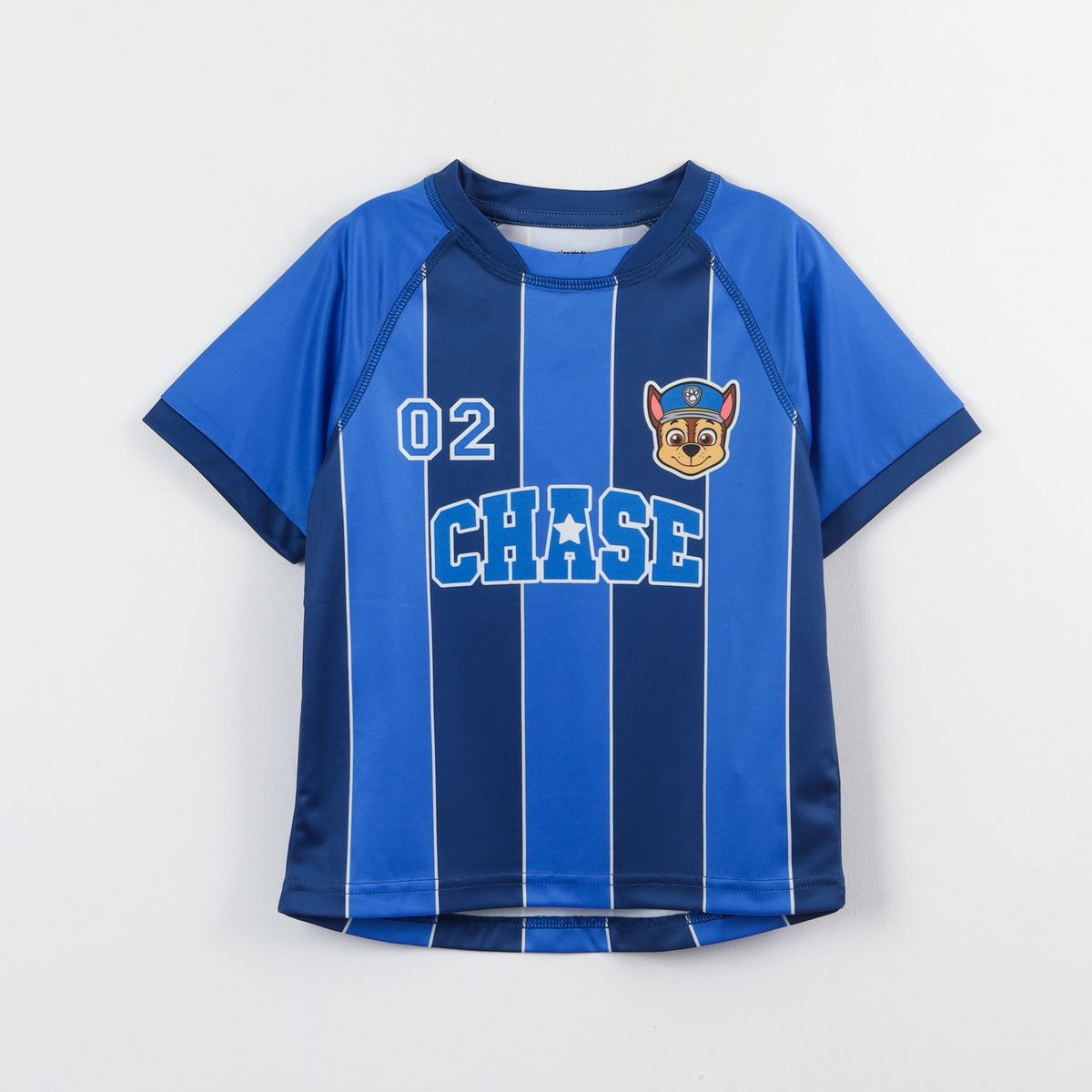 PAW PATROL - Polera Manga Corta Niño Azul Fútbol Paw Patrol