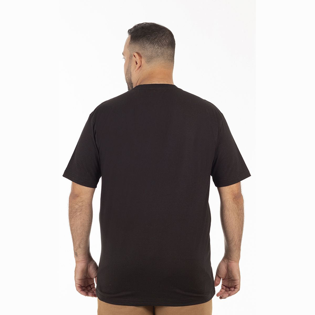 GANGSTER - Plus Polera MC Basica Pacific Negro Gangster