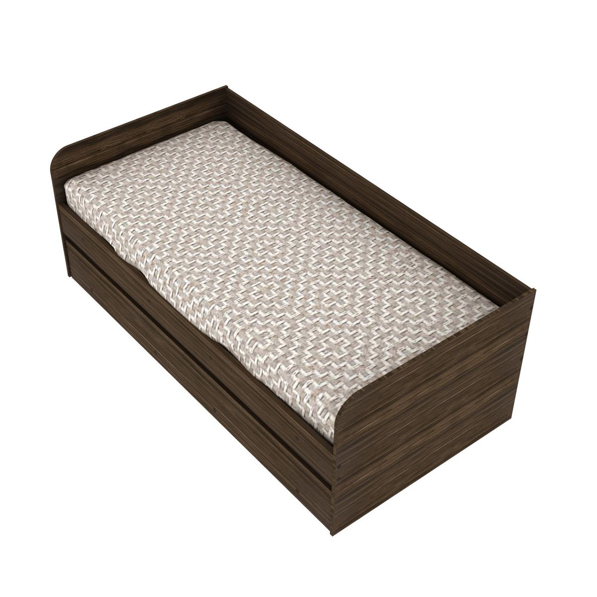 TECNOMOBILI - SOFÁ-CAMA NOGAL SIN COLCHONES CM8032