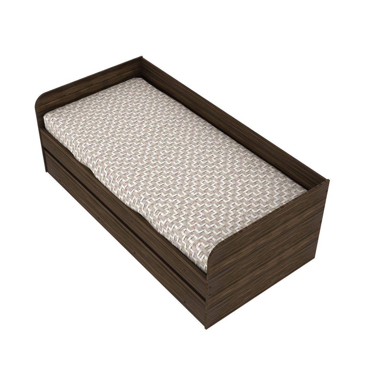 TECNOMOBILI - SOFÁ-CAMA NOGAL SIN COLCHONES CM8032