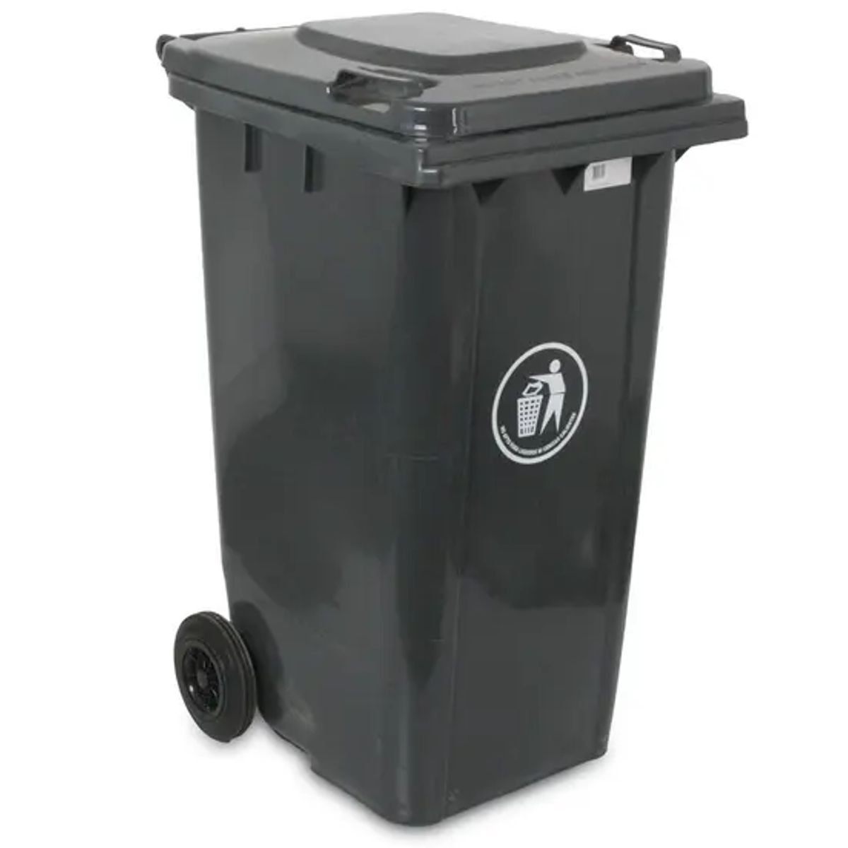 GENERICO - BASURERO 240 LITROS NEGRO BLACK