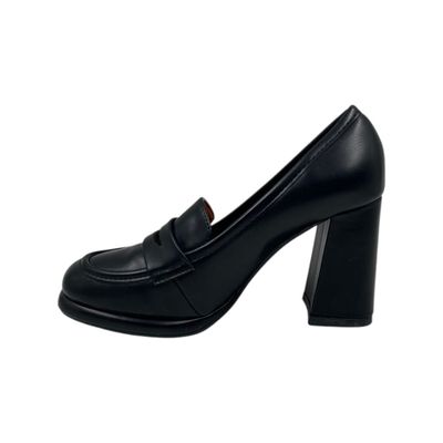 Imagen 2 del producto Mocasín Negro Taco Mujer