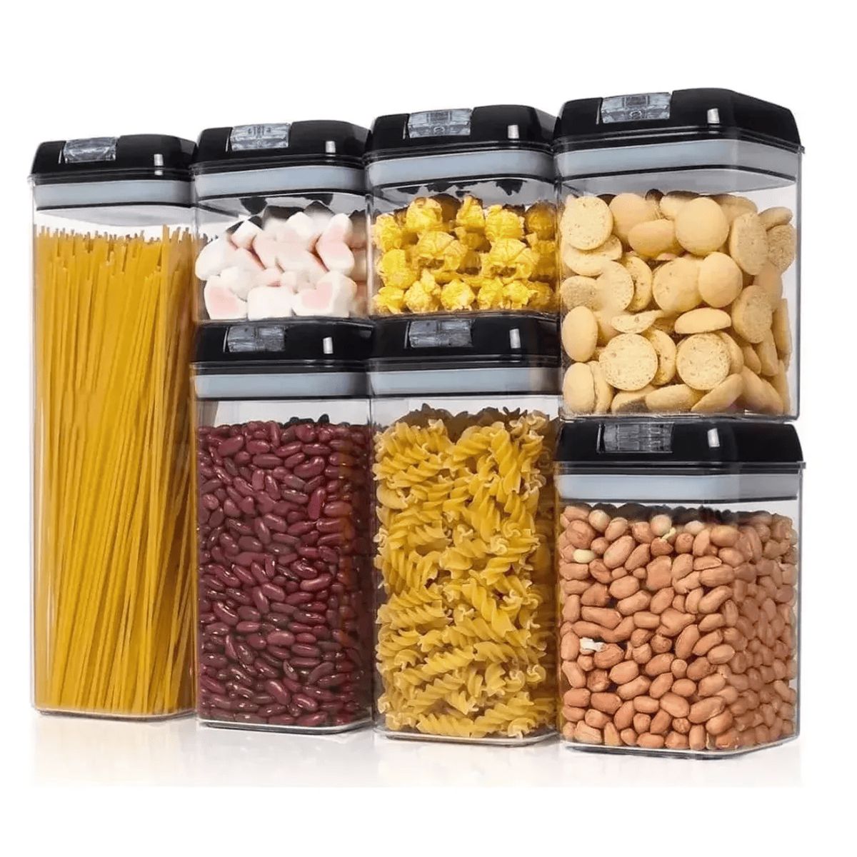 GENERICO - Kit De 7 Organizadores Herméticos Acrilicos