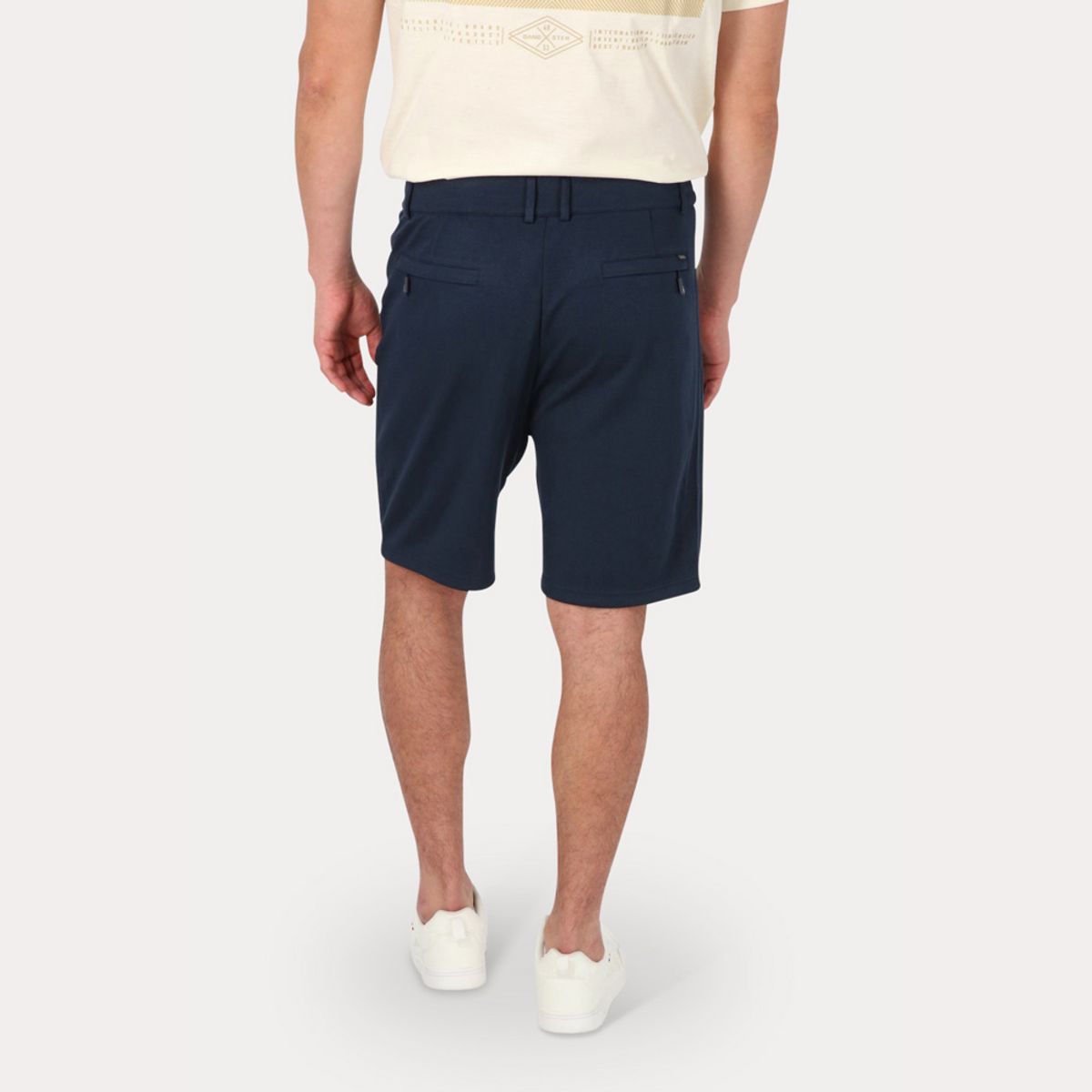 GANGSTER - Bermuda Jogger Liso Comfort Azul Gangster