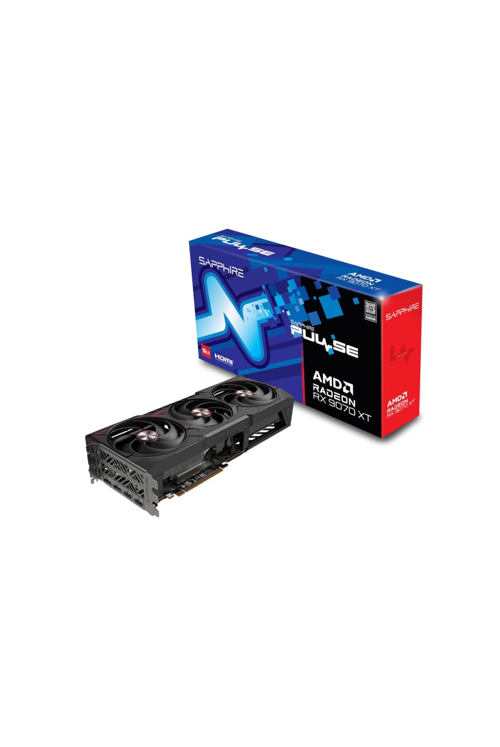 SAPPHIRE Tarjeta de Video - Sapphire Pulse AMD Radeon RX 9070XT