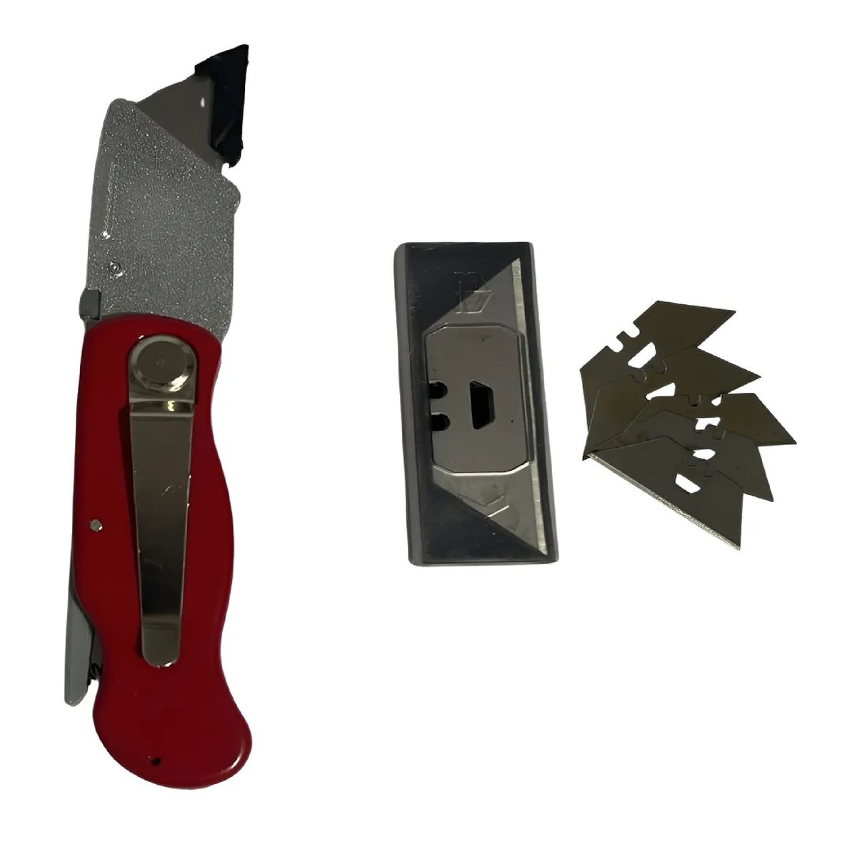 INOXCROM - Cuchillo Retractil Metalico Inoxcrom Profesional + 5 Hojas