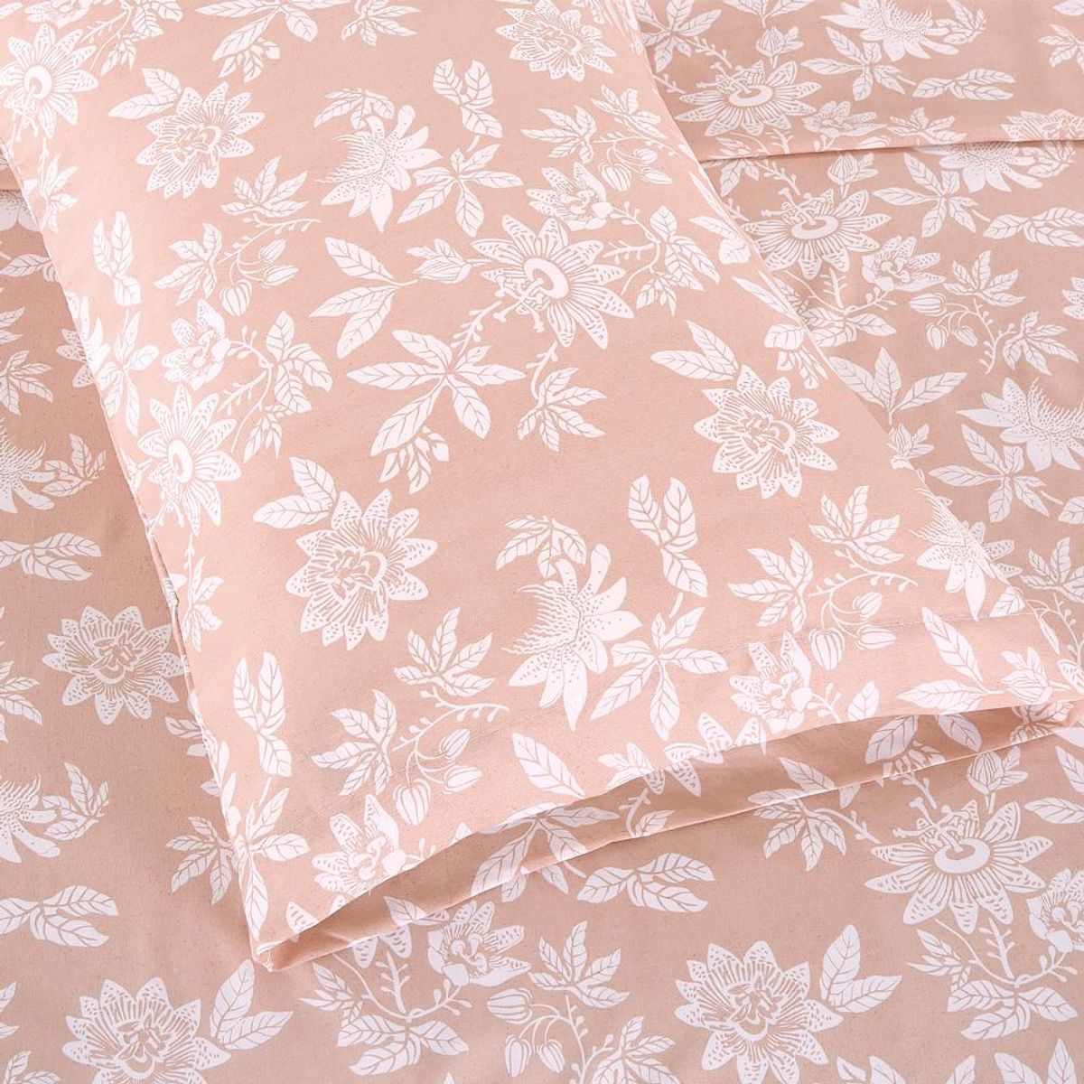 ANDES - Sabanas Andes Microfibra Estampada Flor Rosa