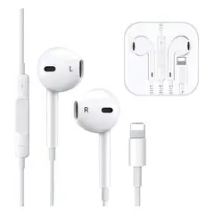 GENERICO - Auriculares Para iPhone 7 8 X 11 Lightning Premium 95db