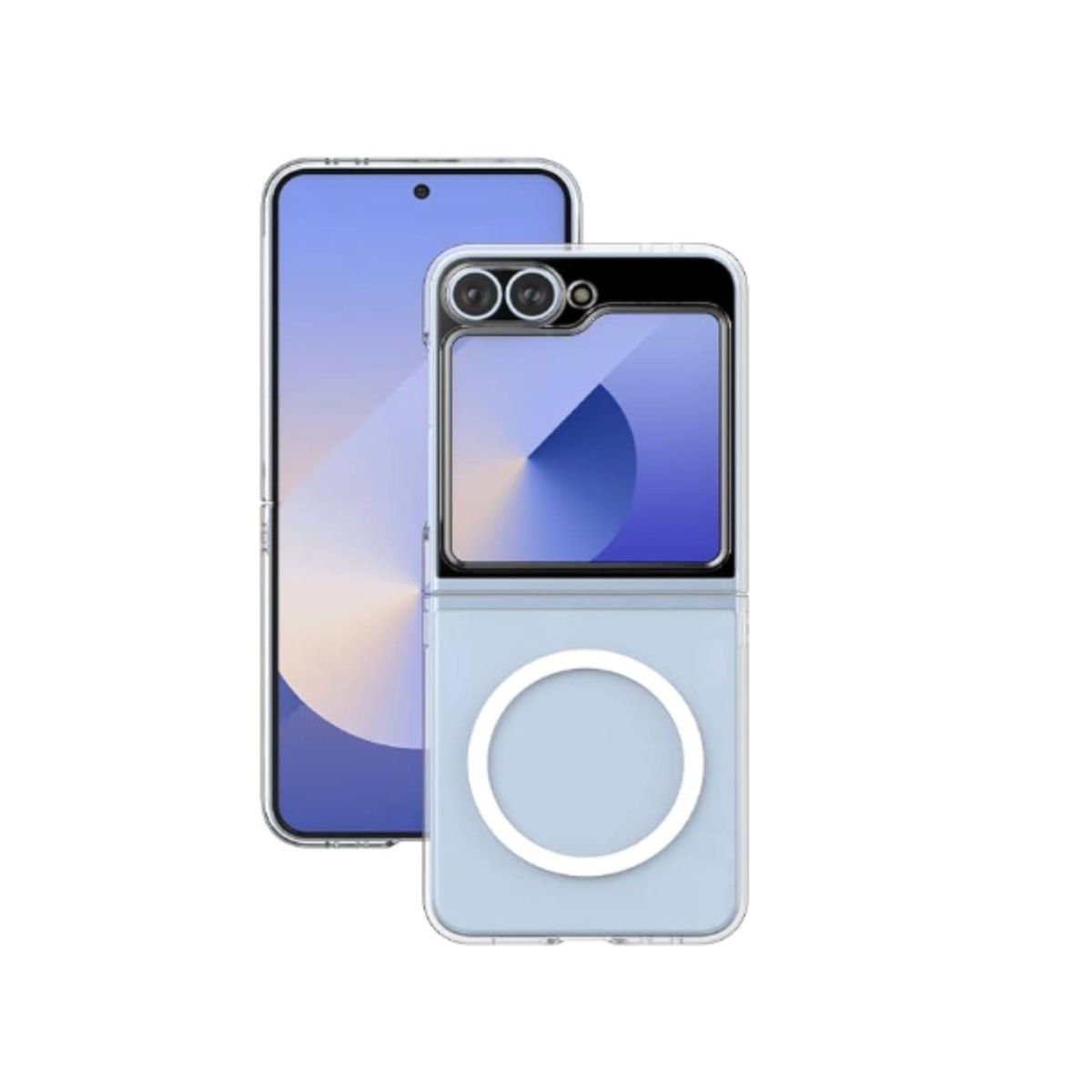 JOIGO - Carcasa Transparente Para Samsung Z Flip 7 Magsafe